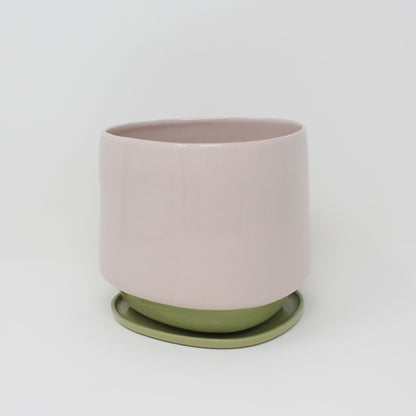 Bottom Curve : Planter and Plate Set