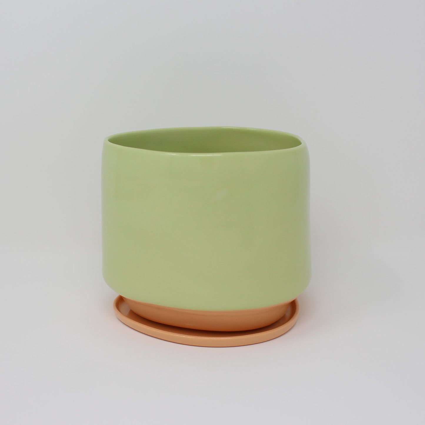 Bottom Curve : Planter and Plate Set