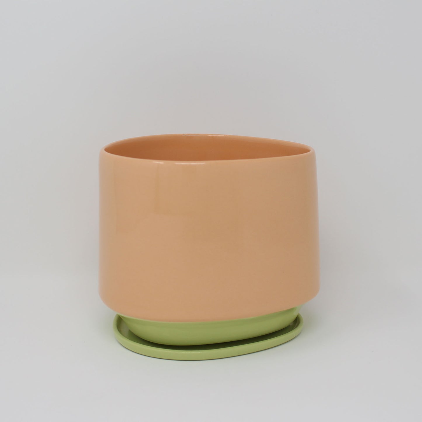 Bottom Curve : Planter and Plate Set